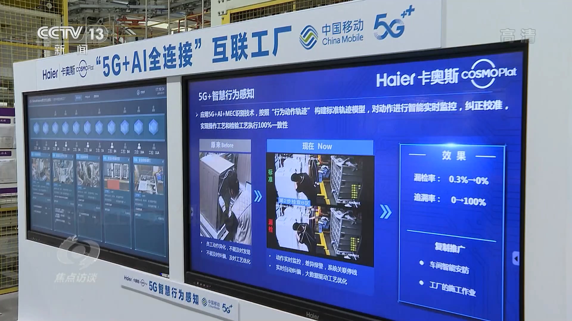 焦点访谈丨新科技 新基建 5G:赋能千行百业 网络技术服务
